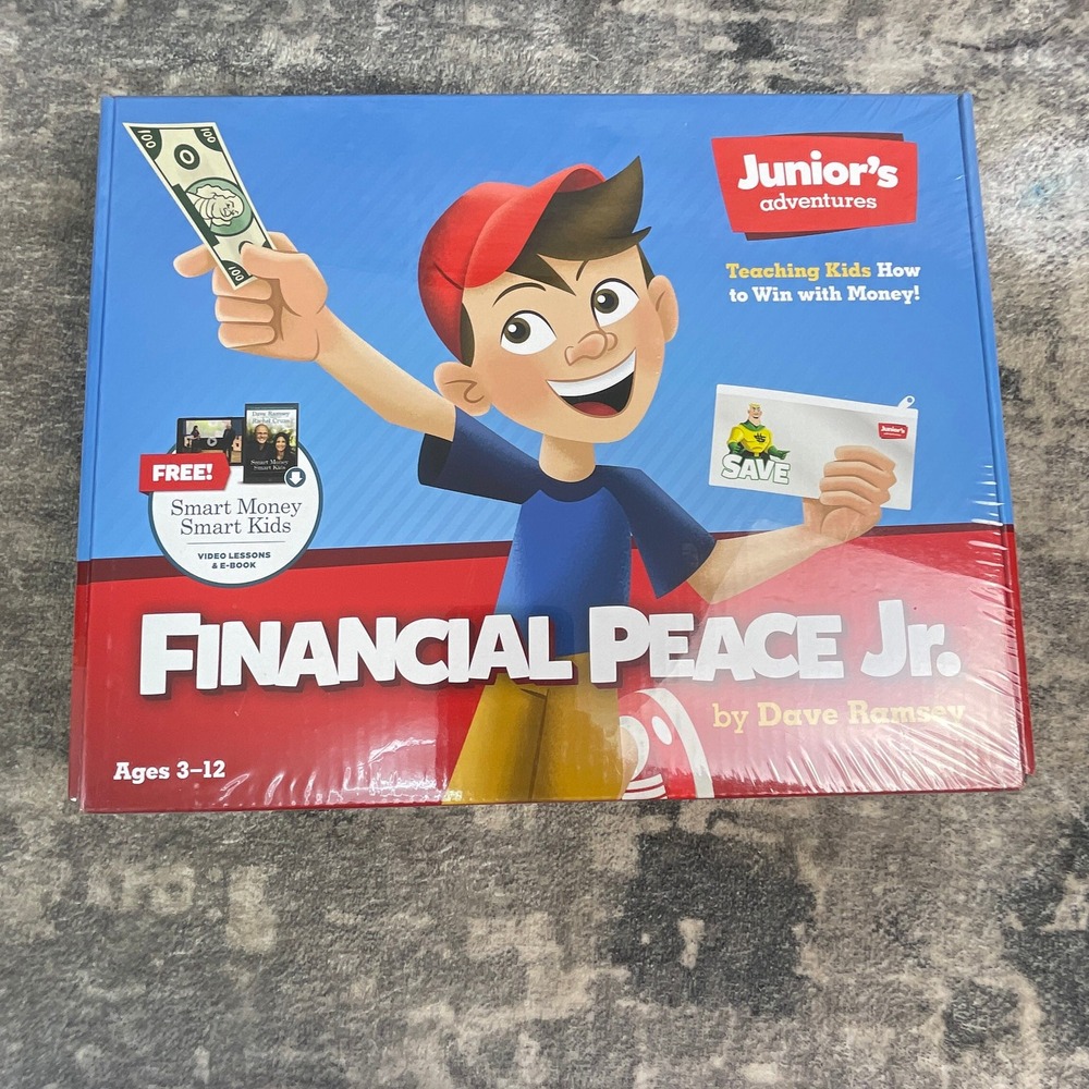 Financial Peace Jr Dave Ramsey Junior's Adventures Kit Teaching Kids Money New